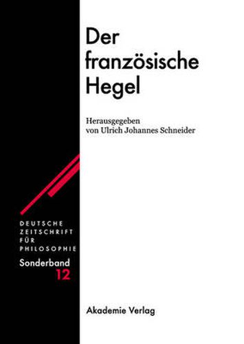 Cover image for Der Franzoesische Hegel