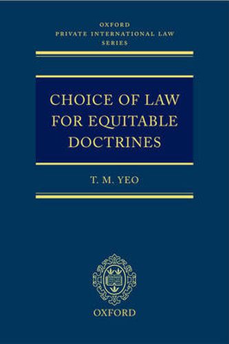 Cover image for Choice of Law for Equitable Doctrines