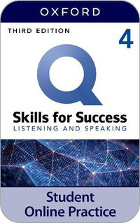 Cover image for Q Skills for Success Level 4 Listening and Speaking iQ Online Practice