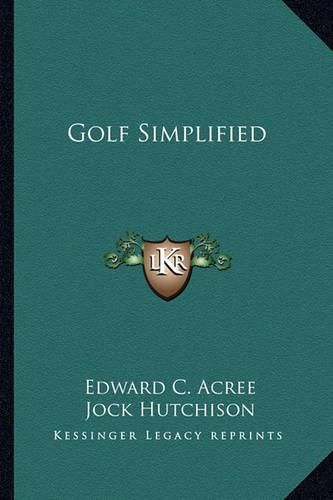 Cover image for Golf Simplified