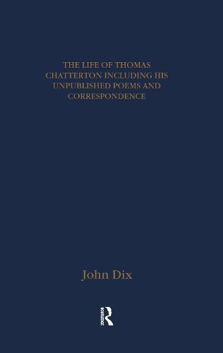 Cover image for Thomas Chatterton: Early Sources and Responses