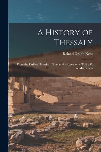 Cover image for A History of Thessaly