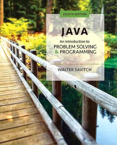 Cover image for Java: An Introduction to Problem Solving and Programming