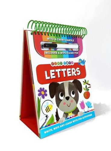 Cover image for Tiny Tots Letters: Wipe Clean Book with Carry Handle and Easel