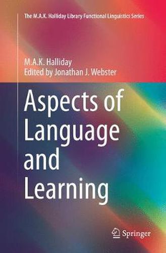 Cover image for Aspects of Language and Learning