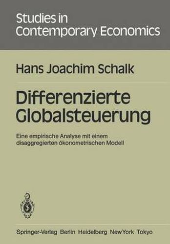 Cover image for Differenzierte Globalsteuerung