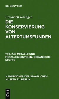 Cover image for Metalle Und Metallegierungen. Organische Stoffe