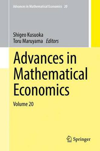 Cover image for Advances in Mathematical Economics Volume 20