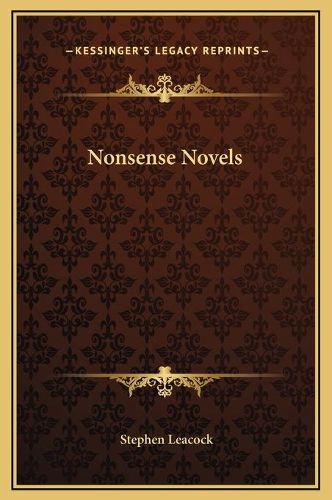 Cover image for Nonsense Novels