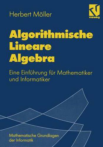 Cover image for Algorithmische Lineare Algebra