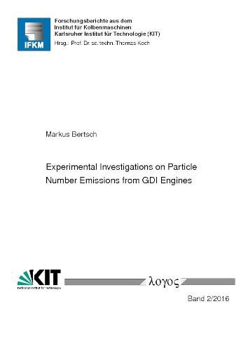 Cover image for Experimental Investigations on Particle Number Emissions from Gdi Engines