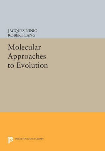 Cover image for Molecular Approaches to Evolution