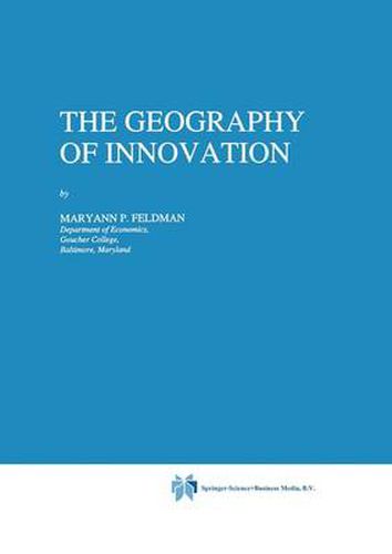 Cover image for The Geography of Innovation