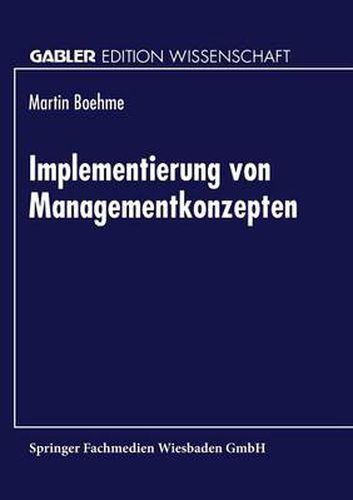 Cover image for Implementierung Von Managementkonzepten