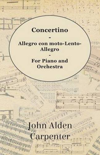 Concertino - For Piano And Orchestra