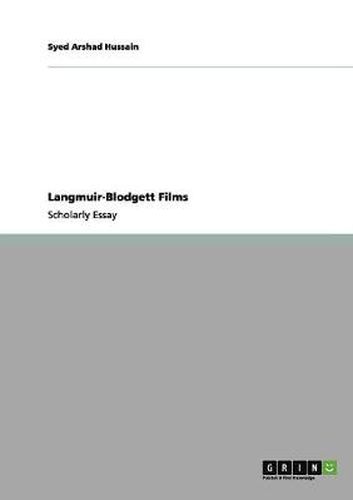 Cover image for Langmuir-Blodgett Films