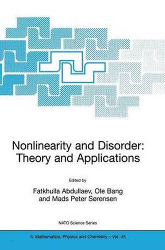 Cover image for Nonlinearity and Disorder: Theory and Applications