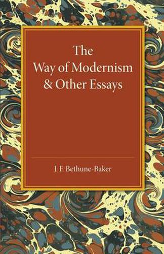 Cover image for The Way of Modernism and Other Essays