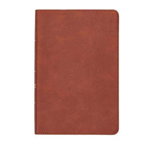 Cover image for CSB Thinline Reference Bible, Burnt Sienna LeatherTouch