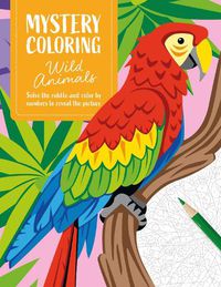 Cover image for Mystery Coloring Wild Animals