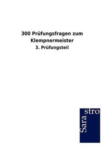 Cover image for 300 Prufungsfragen zum Klempnermeister