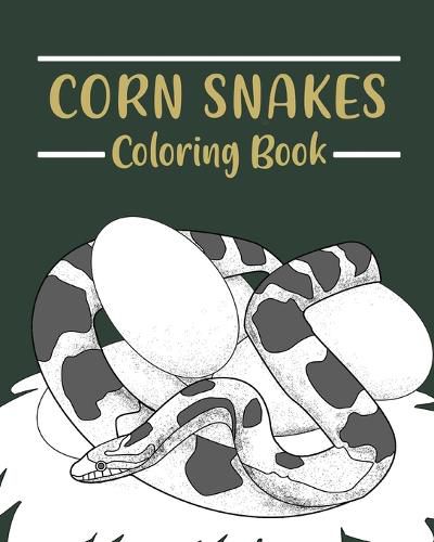 Cover image for Corn Snakes Coloring Book