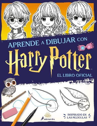 Cover image for Aprende a dibujar con Harry Potter (El libro oficial) / The Official Harry Potter How-to-Draw
