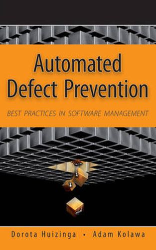 Cover image for Automated Defect Prevention: Best Practices in Software Management