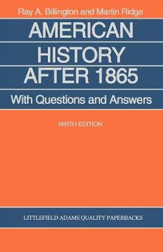 Cover image for American History After 1865: With Questions and Answers