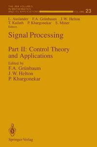 Cover image for Signal Processing: Part II: Control Theory and Applications