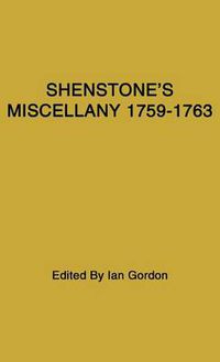 Cover image for Miscellany 1759-1763