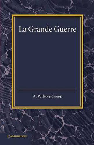 Cover image for La Grande Guerre: Recits de combattants