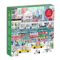 Cover image for Michael Storrings New York City Subway Jigsaw Puzzle (500 pieces)