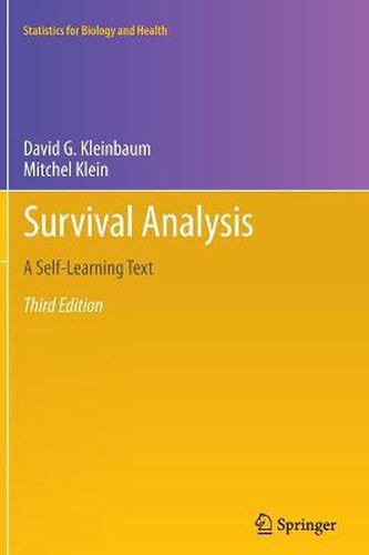 Cover image for Survival Analysis: A Self-Learning Text, Third Edition