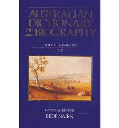 Cover image for Australian Dictionary Of Biography V6
