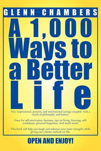 Cover image for A 1,000 Ways to a Better Life