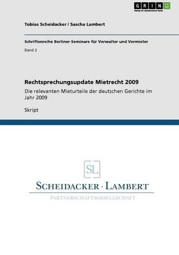 Cover image for Rechtsprechungsupdate Mietrecht 2009