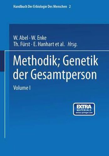 Cover image for Methodik; Genetik Der Gesamtperson: Zweiter Band