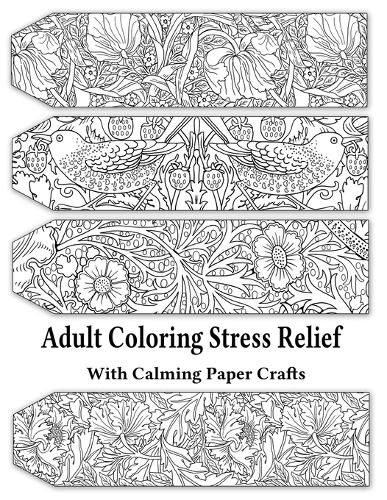 Adult Coloring Stress Relief with Calming Paper Crafts: Adult Coloring Stress Relief #1