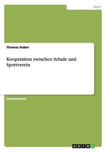 Cover image for Kooperation zwischen Schule und Sportverein