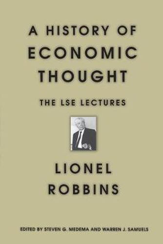 Cover image for A History of Economic Thought: The LSE Lectures