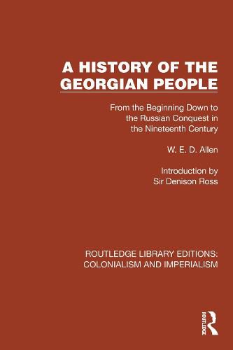 Cover image for A History of the Georgian People