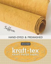 Cover image for kraft-tex (R) Roll Saffron Hand-Dyed & Prewashed