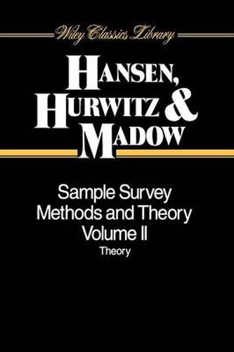 Cover image for Sample Survey: Methods and Theory