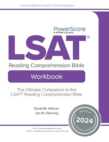 Cover image for Powerscore LSAT Reading Comprehension Bible Workbook