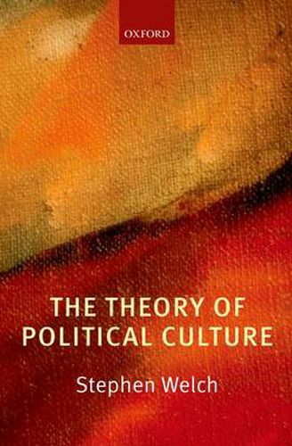 Cover image for The Theory of Political Culture