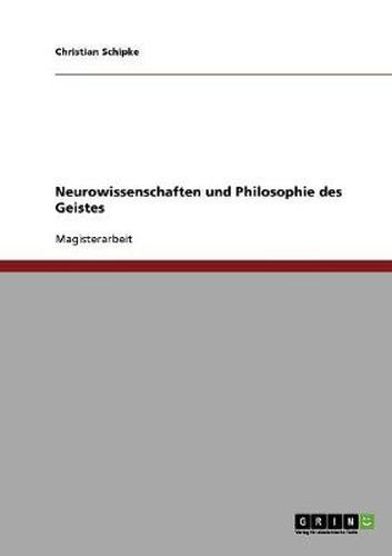 Cover image for Neurowissenschaften und Philosophie des Geistes