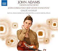 Cover image for Adams Violin Concerto Corigliano Enescu Waxman