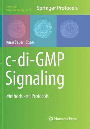 Cover image for c-di-GMP Signaling: Methods and Protocols