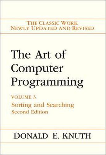 Cover image for Art of Computer Programming, The: Sorting and Searching, Volume 3
